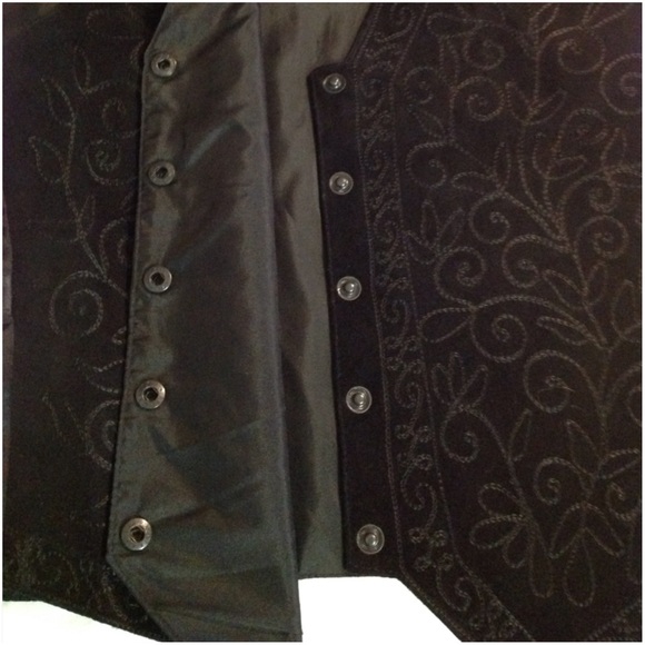 Women's Vtg Sz L Jane Ashley Leather Suede Vest - Picture 6 of 7